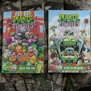 2 Plants vs. Zombies books.